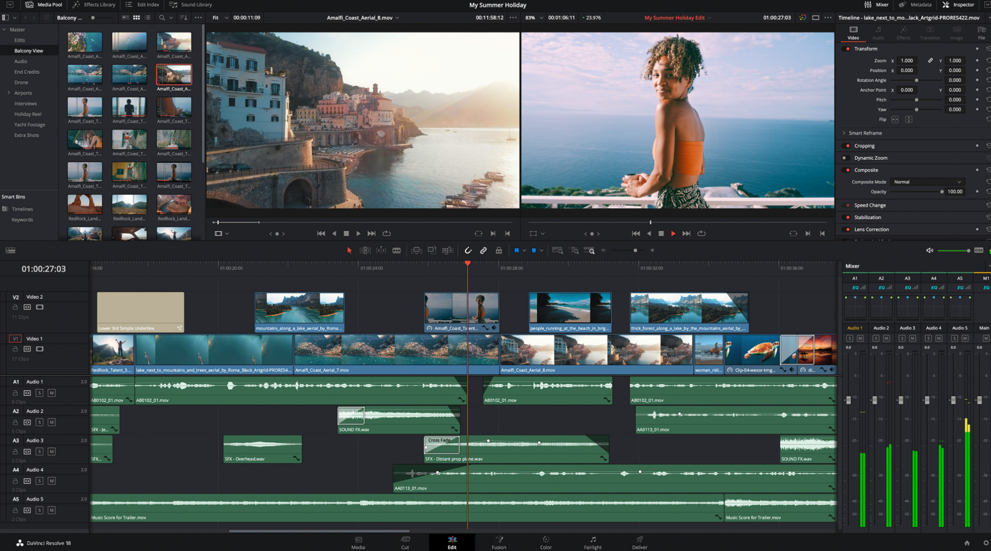 软件-达芬奇DaVinci Resolve Studio v19.1.0 正式版 专业的剪辑调色特效和音频后期制作软件(图1)