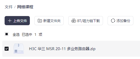 H3C 华三 MSR 20-11 多业务路由器